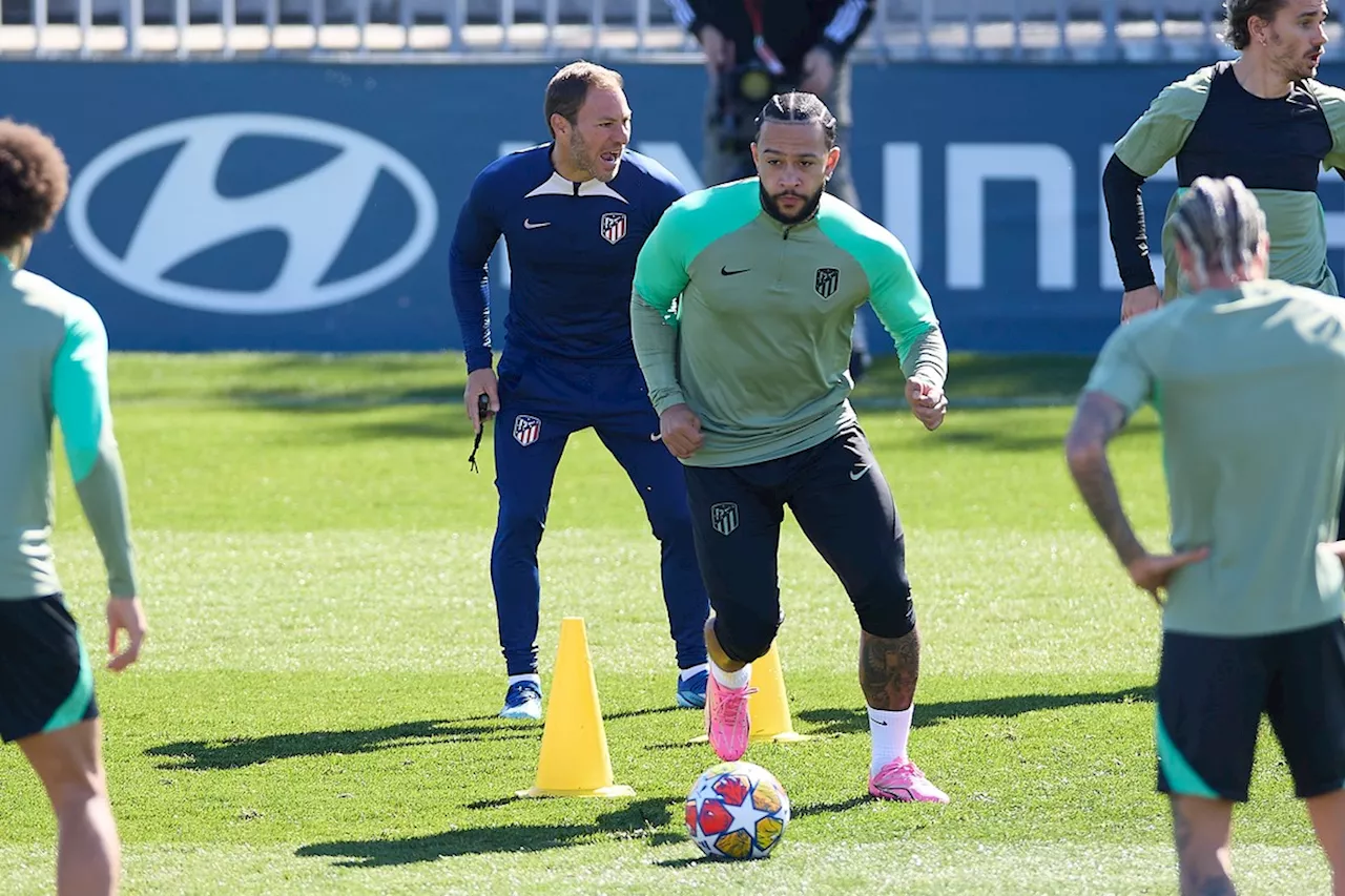 Goed nieuws voor Koeman: Memphis hervat groepstraining Atlético