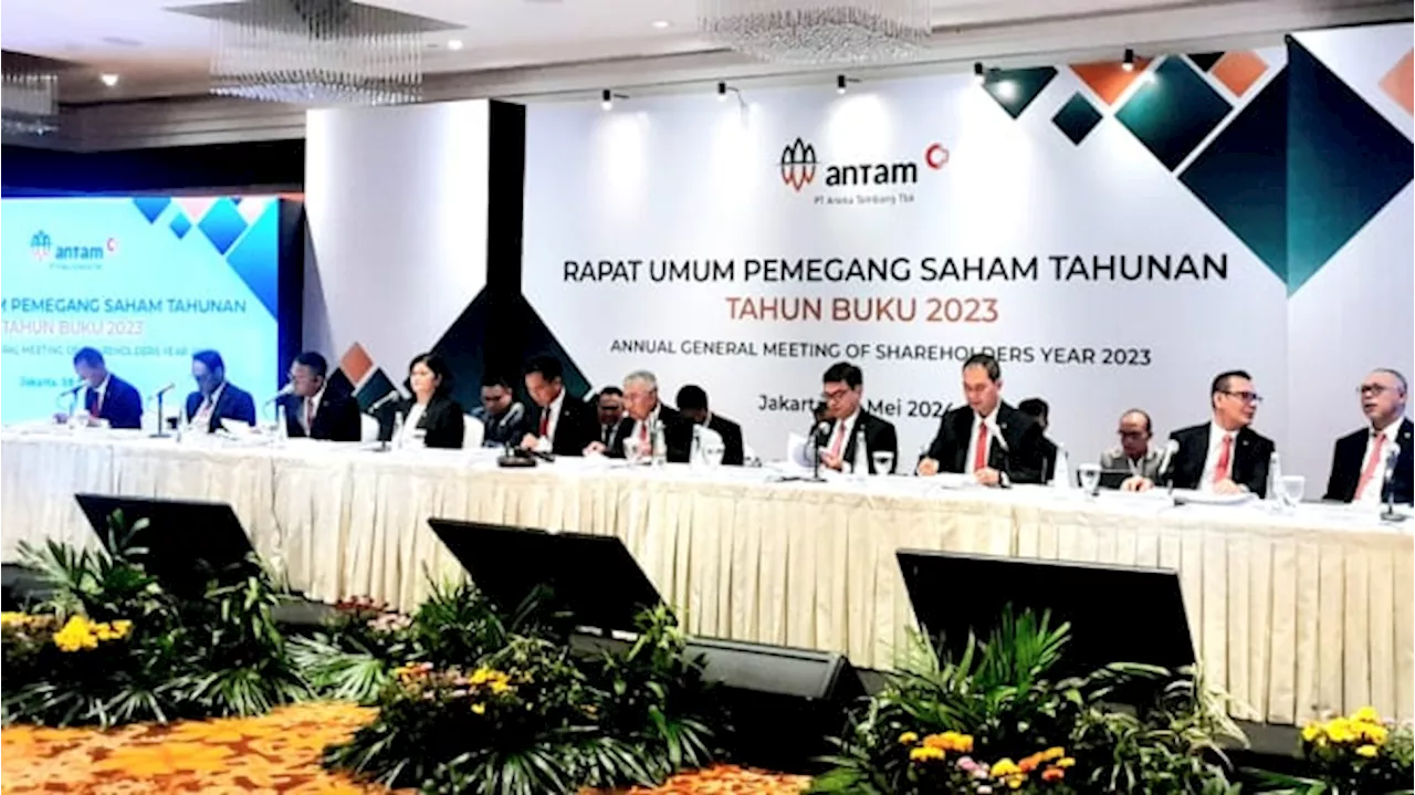 Antam Tebar Dividen 100 Persen Laba Bersih 2023