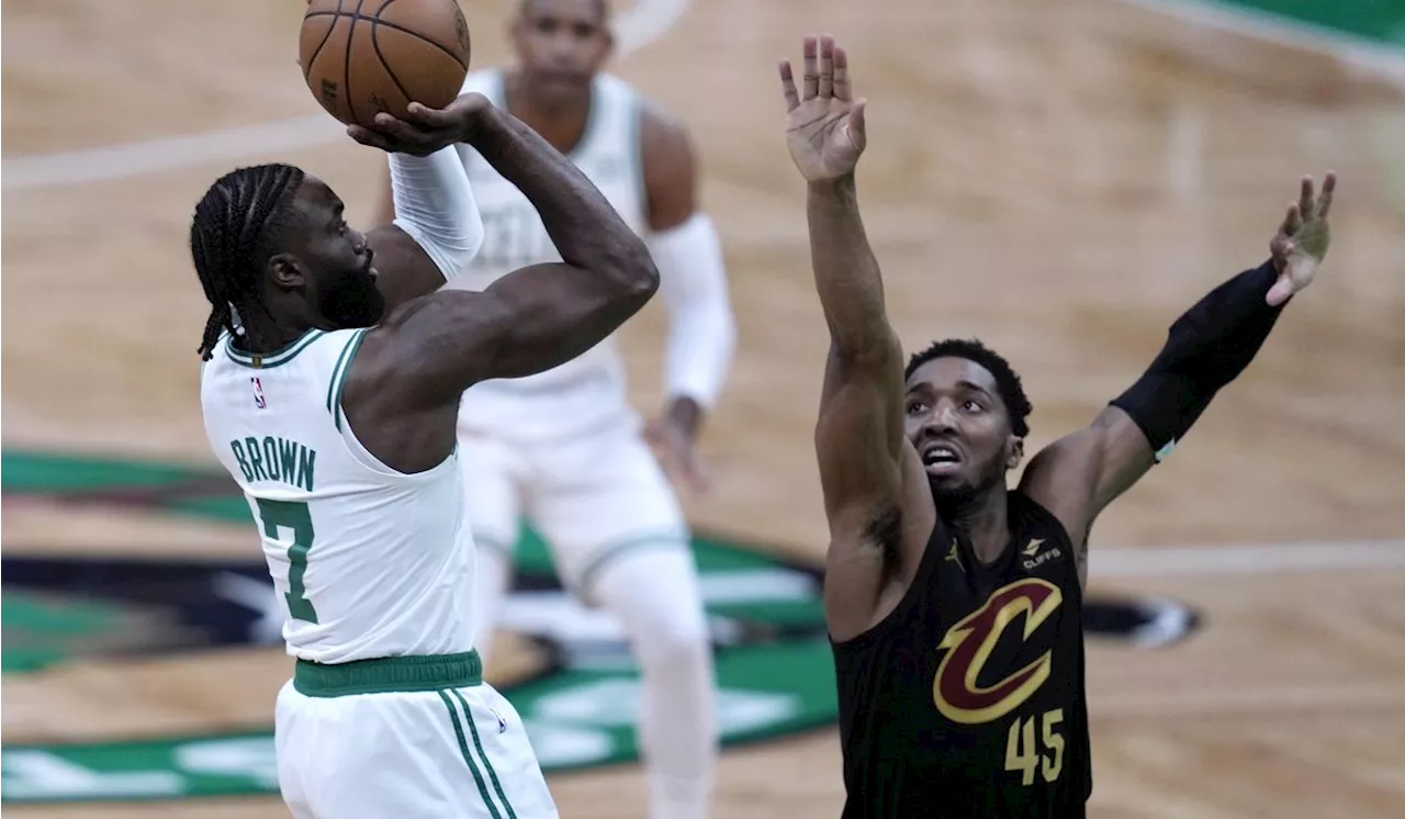 Jaylen Brown, Derrick White lead Celtics to 120-95 Game 1 win over Cavaliers