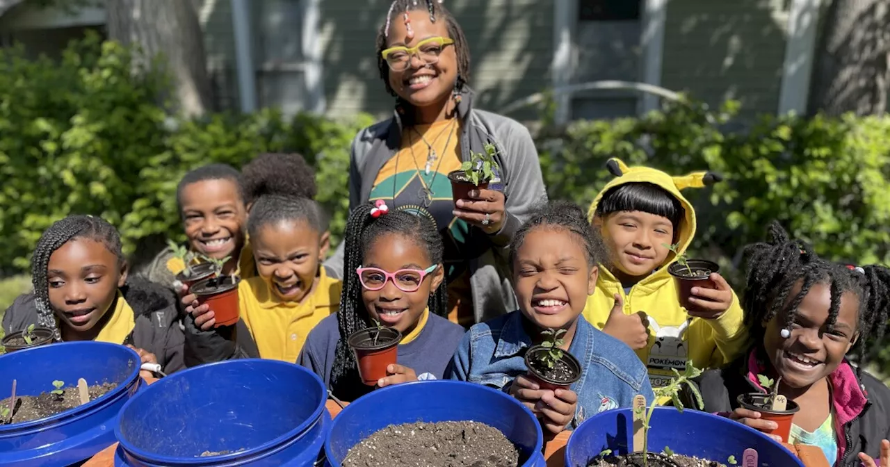 Indianapolis charter school combats food insecurity by teaching students regenerative urban farming