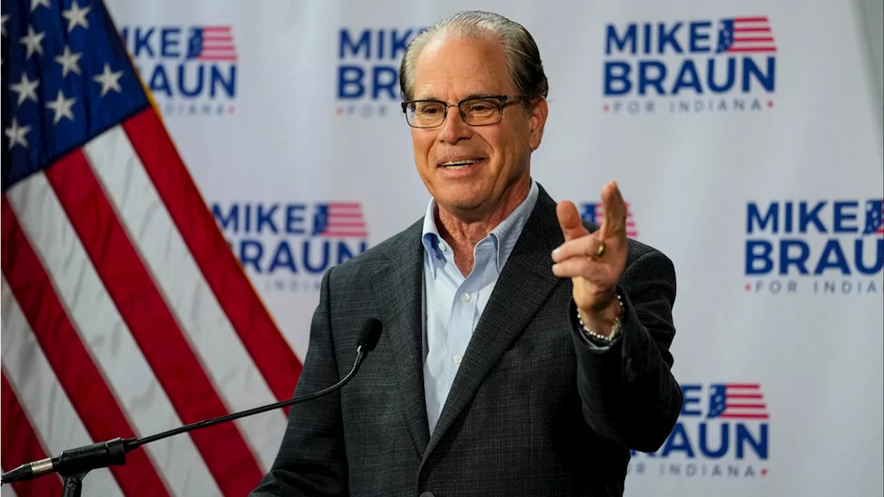 Mike Braun announces his choice for lieutenant governor