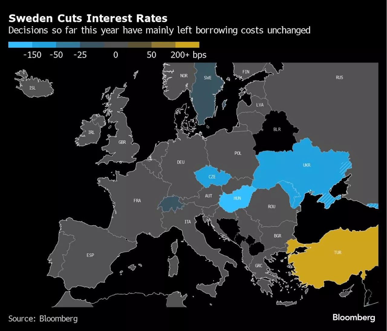 Riksbank Kicks Off Easing With First Rate Cut Since 2016