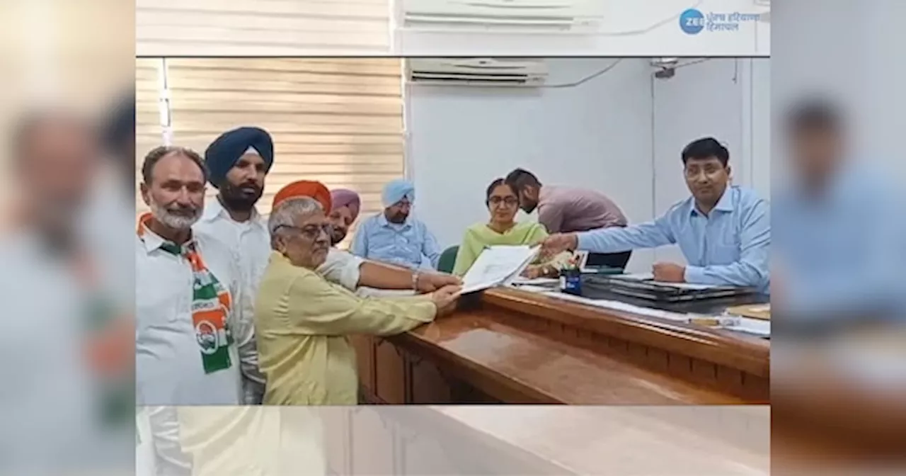 Dharamvir Gandhi Nominated: ਪਟਿਆਲਾ ਤੋਂ ਕਾਂਗਰਸ ਦੇ ਉਮੀਦਵਾਰ ਧਰਮਵੀਰ ਗਾਂਧੀ ਨੇ ਨਾਮਜ਼ਦਗੀ ਕੀਤੀ ਦਾਖਲ