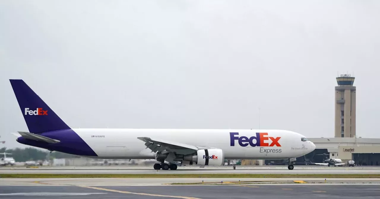 FedEx working with authorities after Boeing cargo plane's landing gear