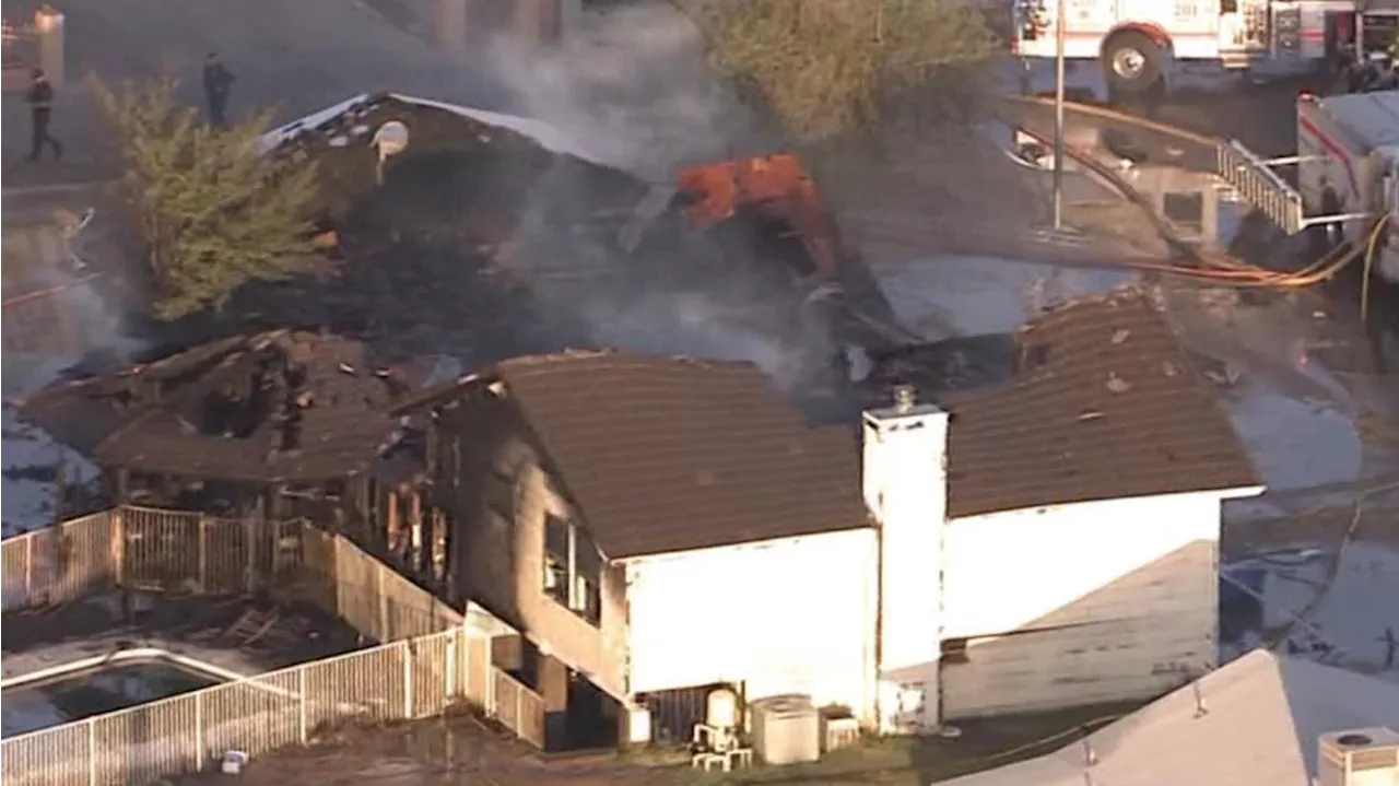 Resident unaccounted for after large fire at Mesa home