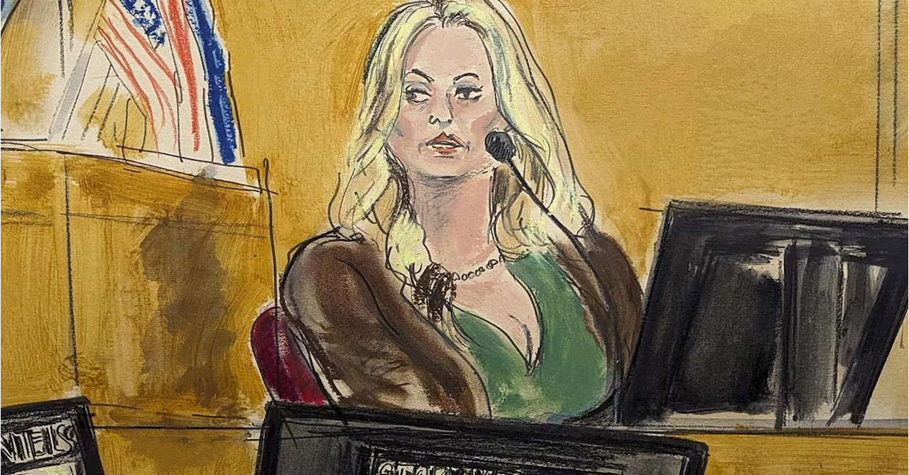 Stormy Daniels spars with Trump defence attorney in tense exchange over cash-for-silence transaction