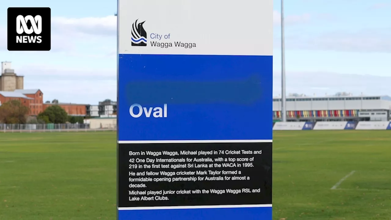 Vandalism of sign at Michael Slater Oval sparks calls for ground to be renamed