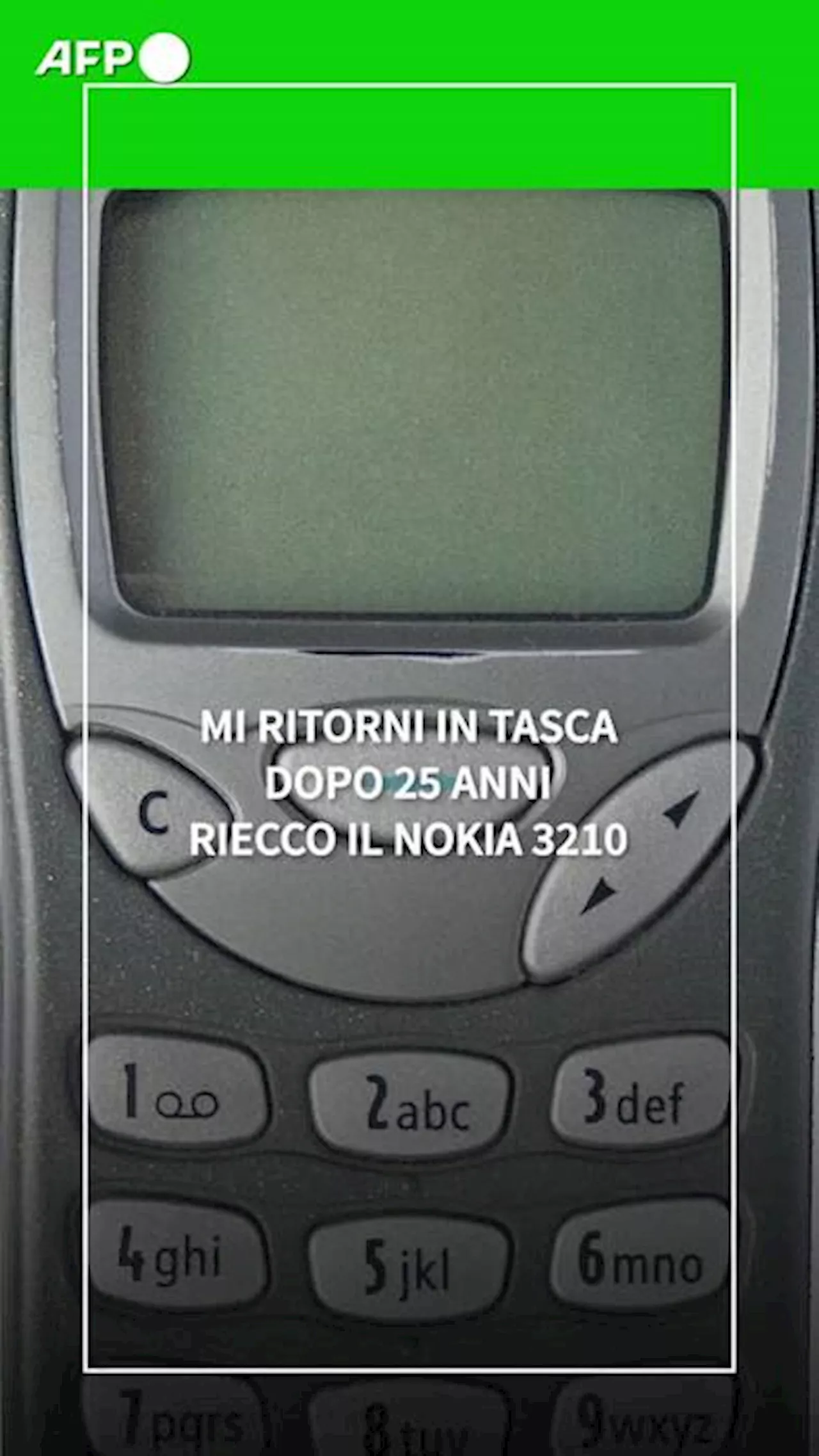 Dopo 25 anni torna nei negozi il Nokia 3210