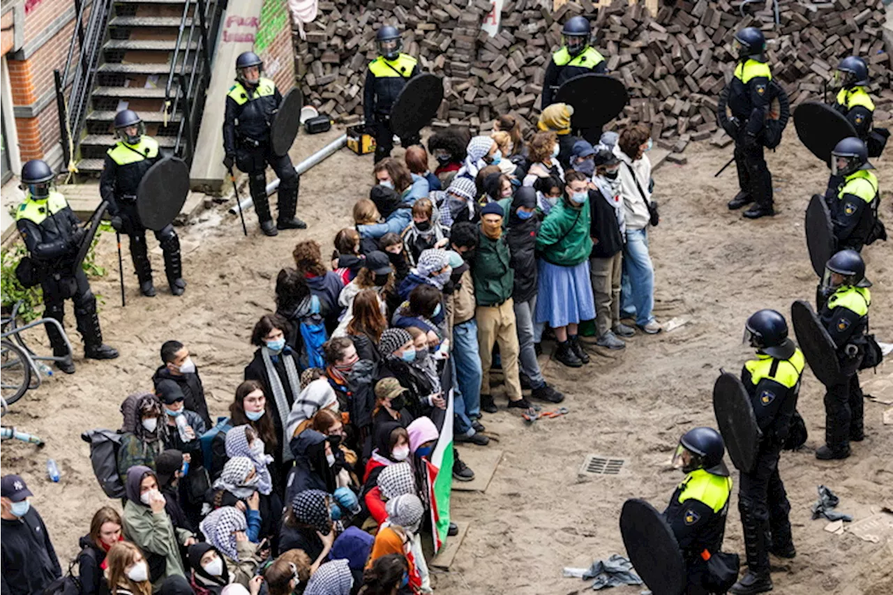 Gaza, proteste filopalestinesi ad Amsterdam: 32 arresti