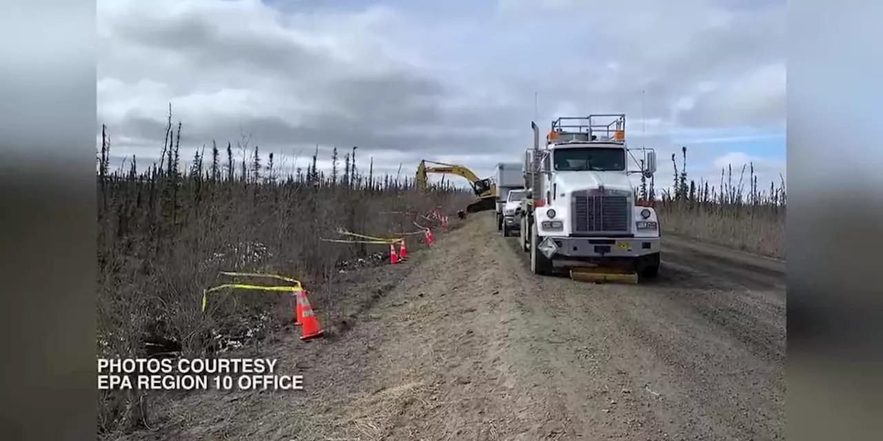 EPA: Yukon River tributary threatened by Interior Alaska gasoline spill estimated at over 8,000 gallons