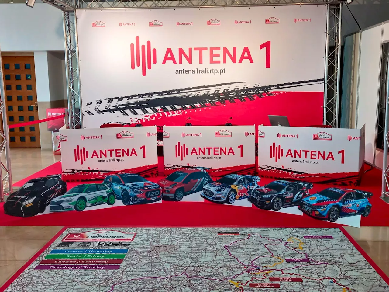 A Antena 1 em direto do Rali de Portugal