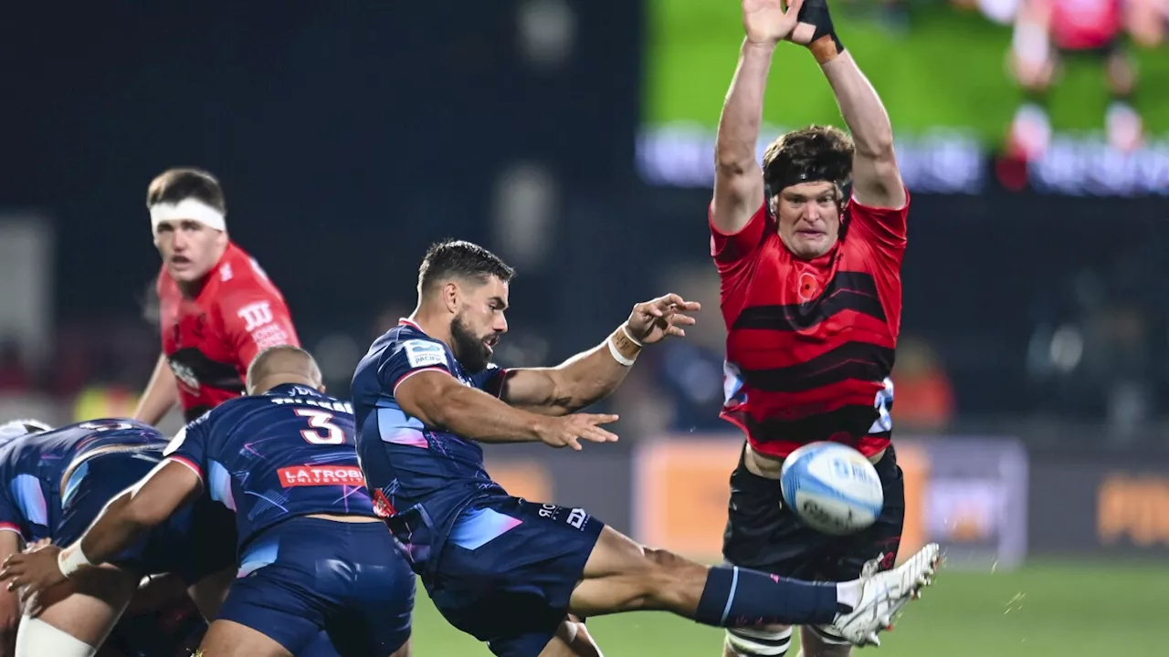 Hurricanes, Blues tussle for top spot in Super Rugby Pacific