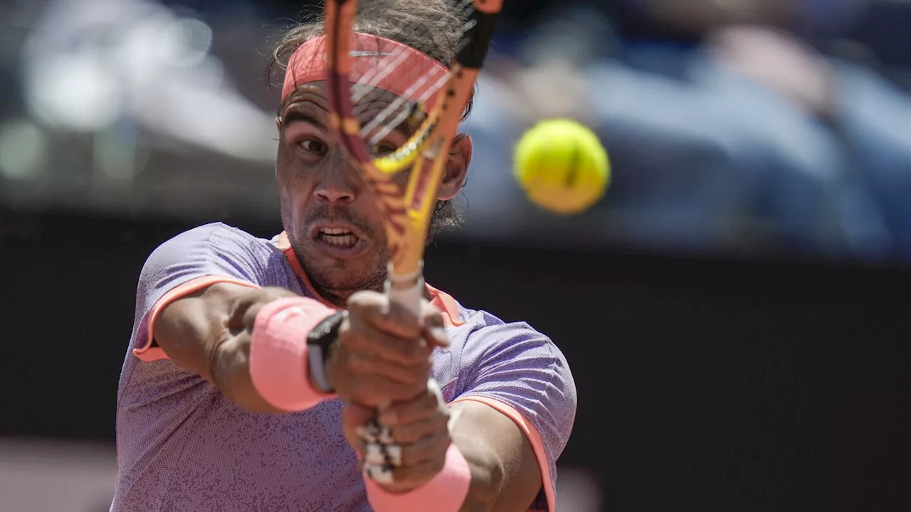 Rafael Nadal shows he's not quite ready for retirement in a comeback win at the Italian Open