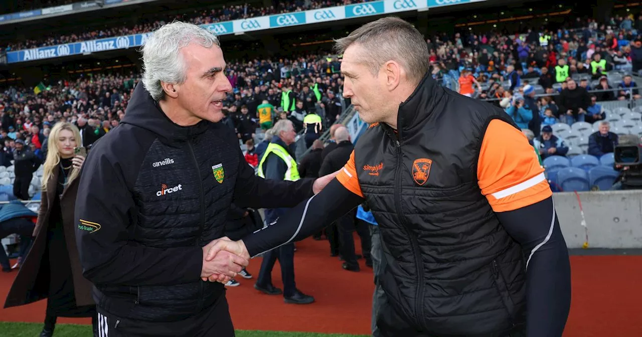 McGeeney vs McGuinness: The stats behind the managers of the Ulster finalists