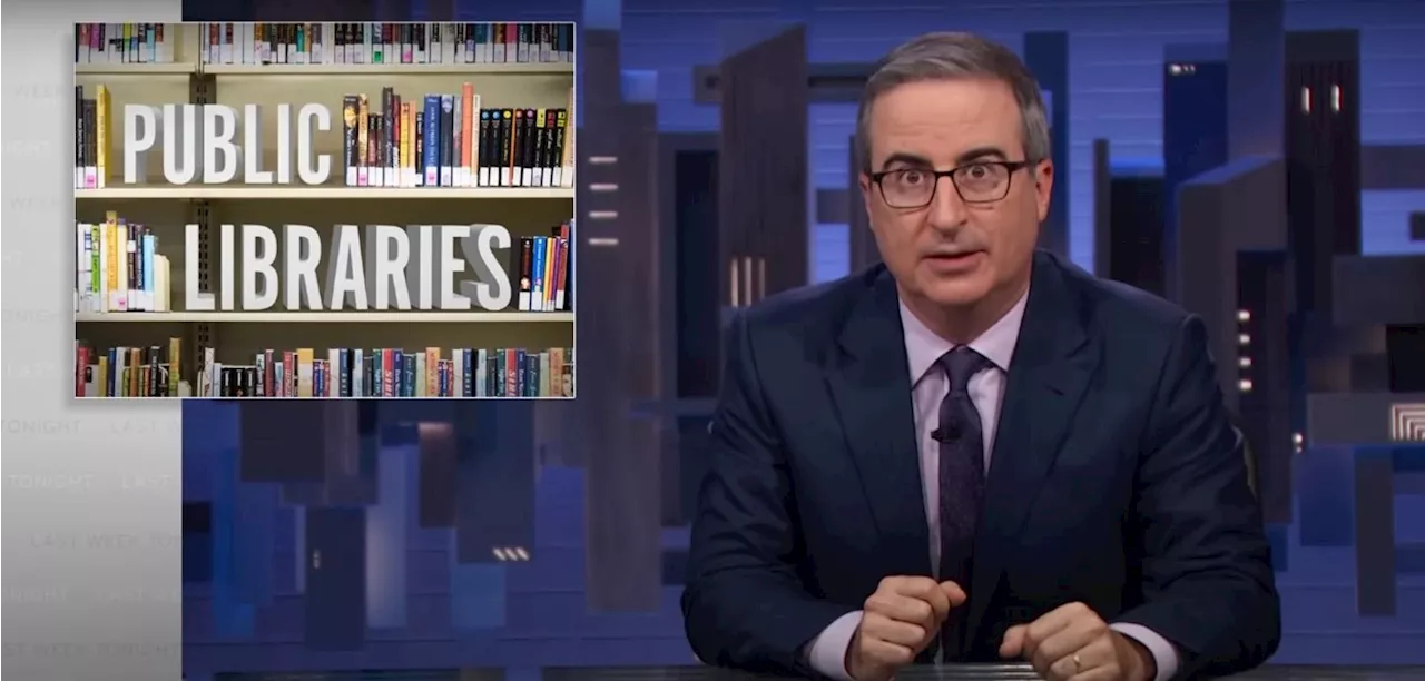 'Last Week Tonight' Tackles Book Banning and Public Libraries