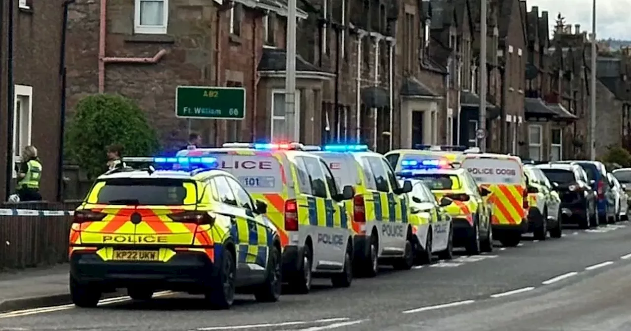 'Armed cops' swoop on Scots street after reports of 'disturbance'