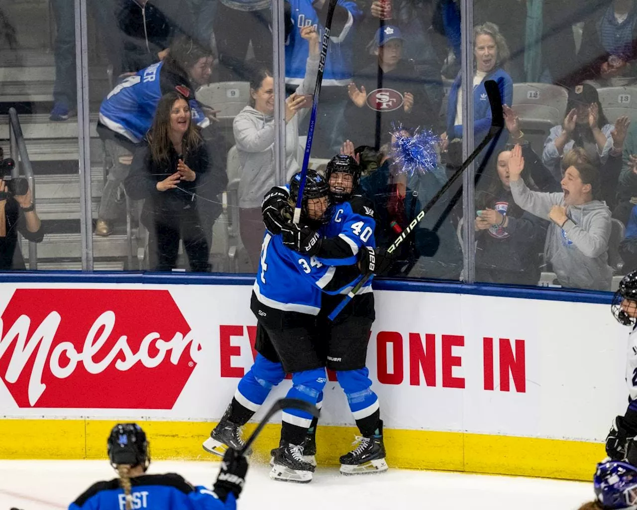 Turnbull scores twice as PWHL Toronto takes Game 1 over Minnesota with 4-0 win