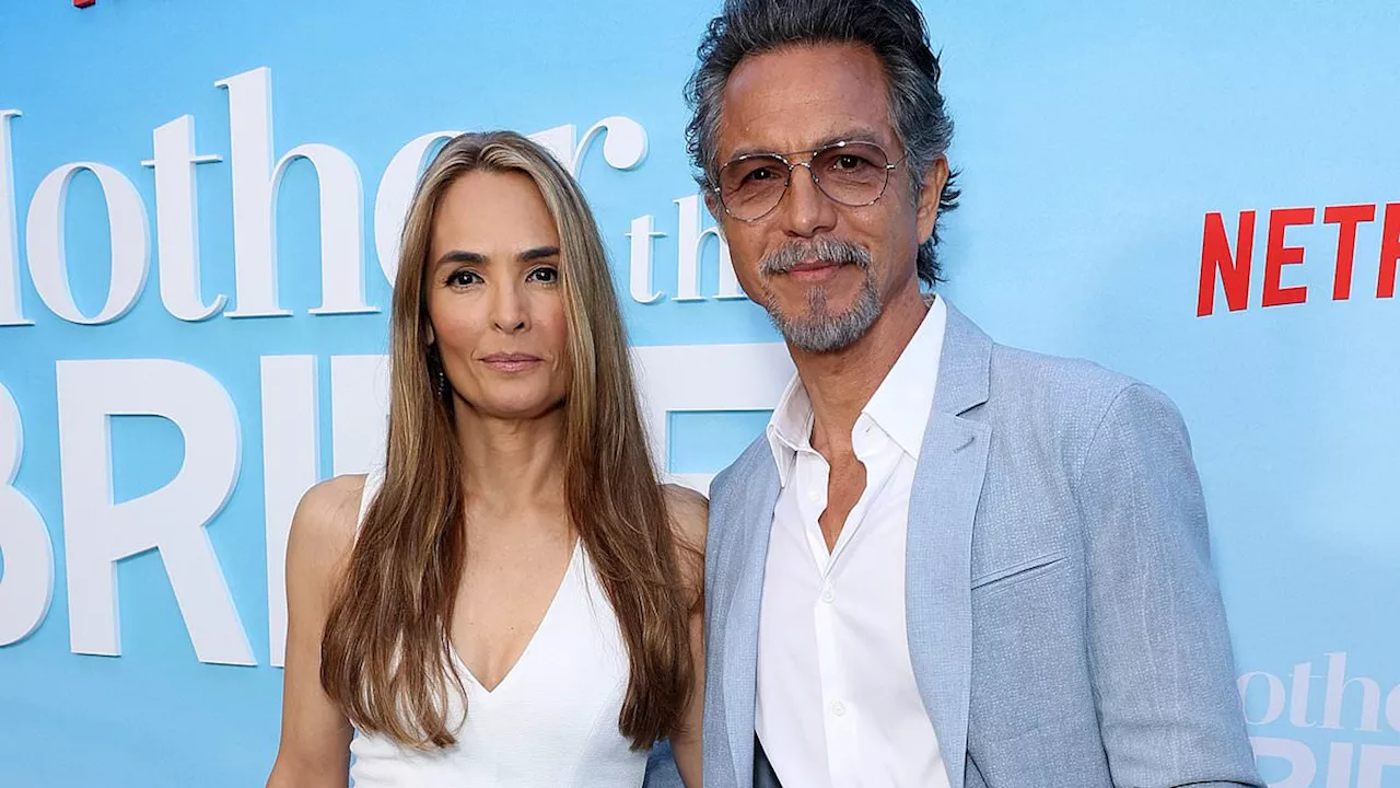 Julia Roberts' ex Benjamin Bratt with Bond girl wife Talisa Soto