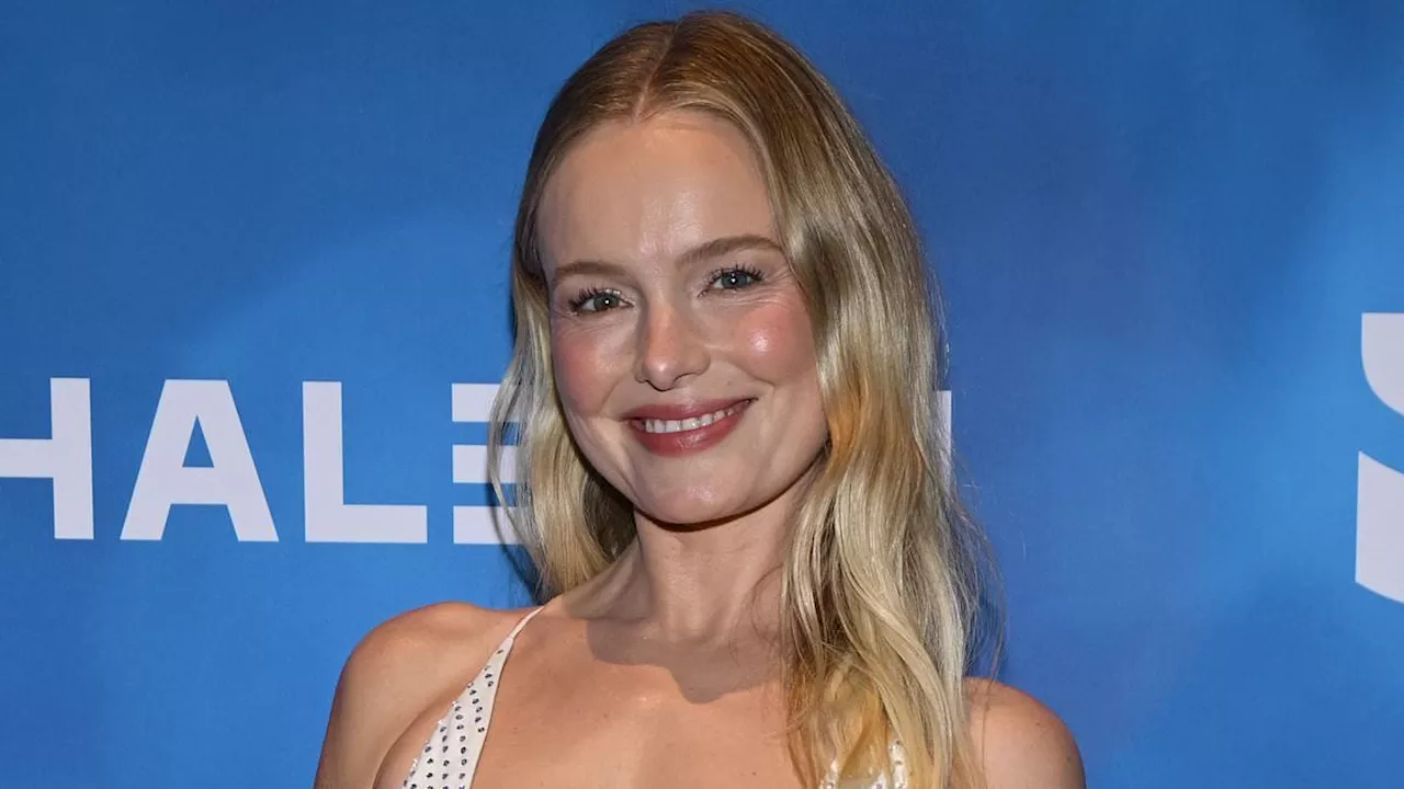 Kate Bosworth is a vision in sparkly low-cut gown as she joins glam Jordin Sparks and Brooks Nader...