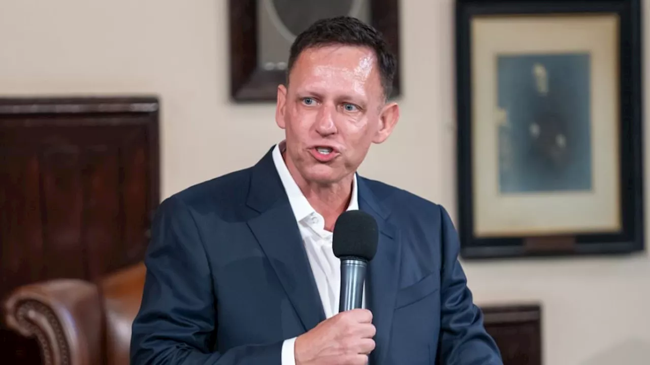 Pro-Palestine students say tech billionaire is profiting off genocide