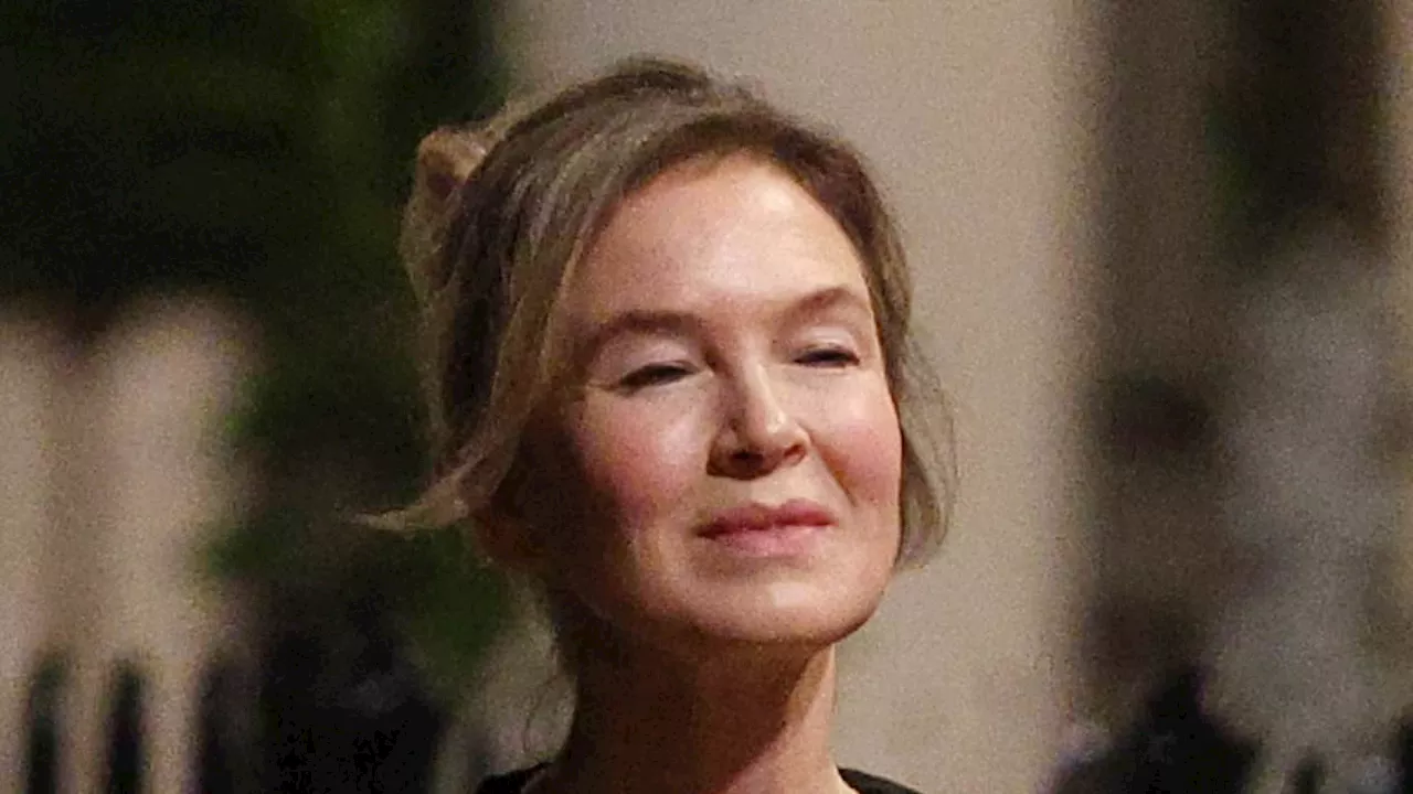 Renée Zellweger is spotted on set of new Bridget Jones for FIRST TIME