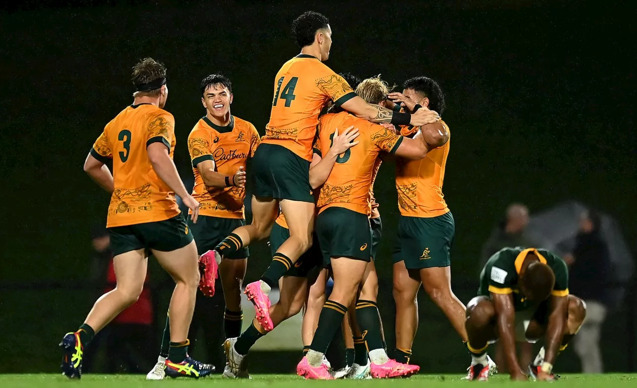 Junior Boks slump to defeat against Australia in U20 Rugby Championship