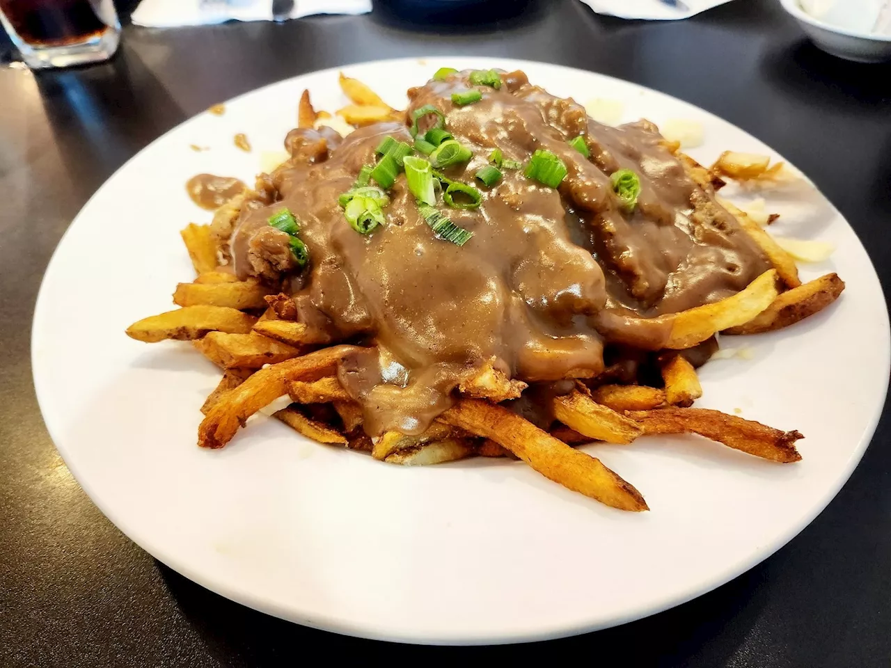 Poutine Fries Over Chicken Fried Steak at Maple Leaf Diner