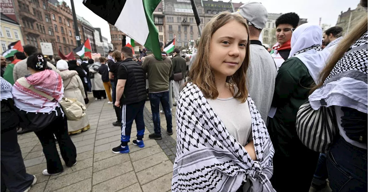 Greta Thunberg bei Demo gegen Israels Teilnahme am Song Contest