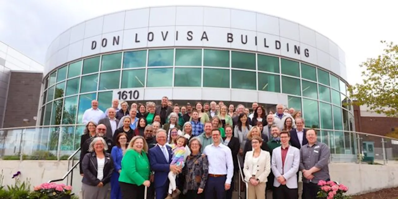 DC honours past president with naming of the Don Lovisa Building at Whitby campus