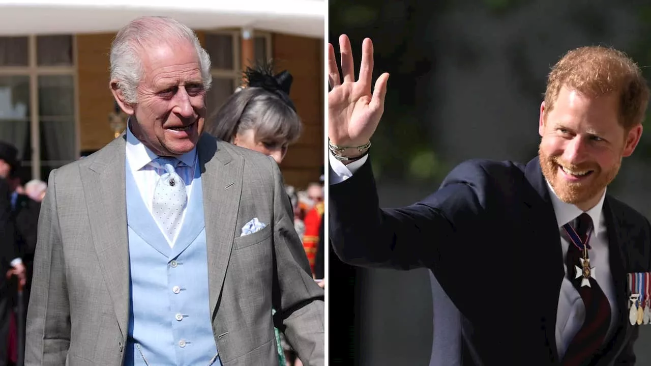 Harry och Charles närmare än på länge – men träffades inte