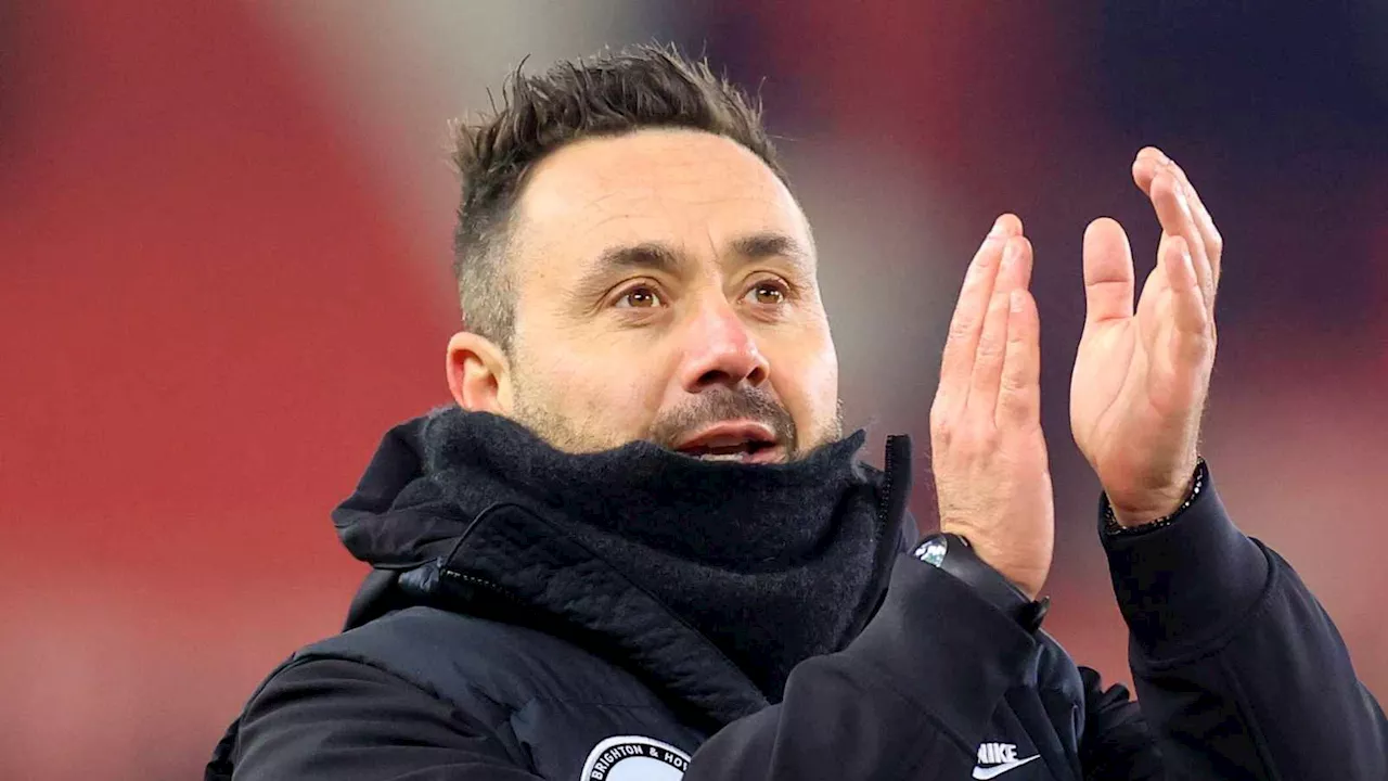 Confidant of Man Utd target Roberto De Zerbi reveals Brighton boss ‘said no’ to Euro giants