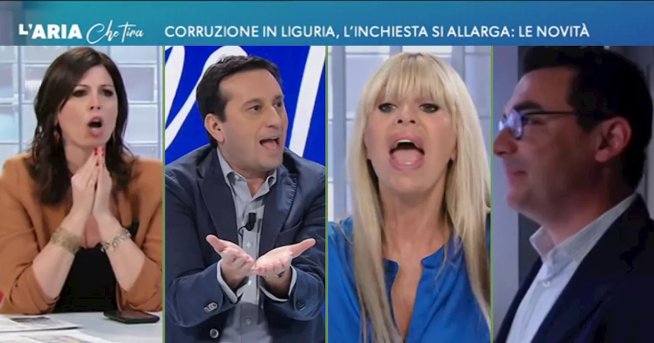 Arresto Toti, su La7 Alessandra Mussolini se la prende con i giornalisti: “Questo non è fare…