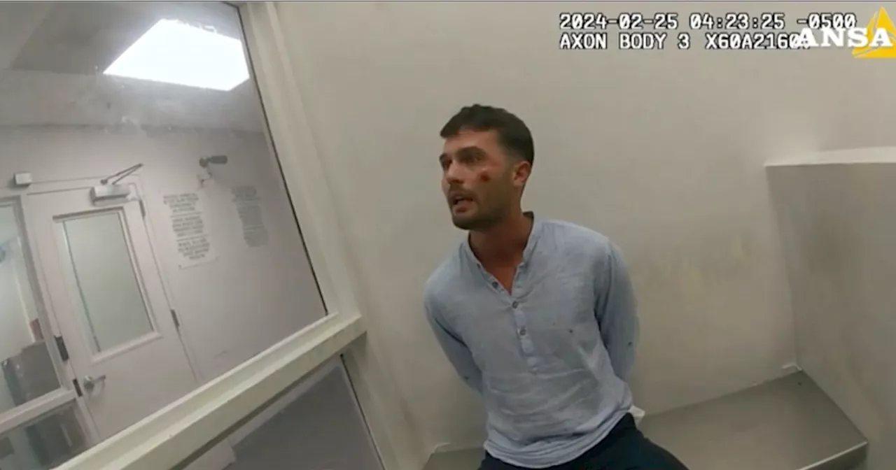 Nuovo video dell’arresto a Miami di Matteo Falcinelli, il 25enne agli agenti: “Non ho fatto…