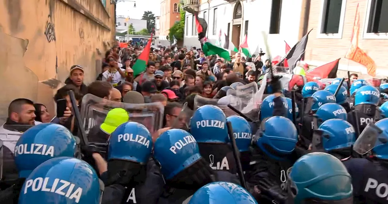 Proteste contro il G7 della Giustizia, scontri a Venezia: manifestanti provano a raggiungere la sede…