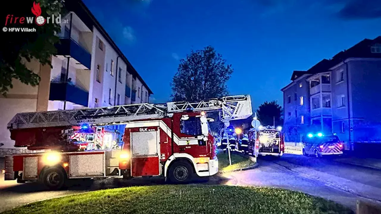 Ktn: Wieder angebrannte Speisen mit Person in (gleicher) Wohnung und defektes Sauerstoffheimgerät in Villach