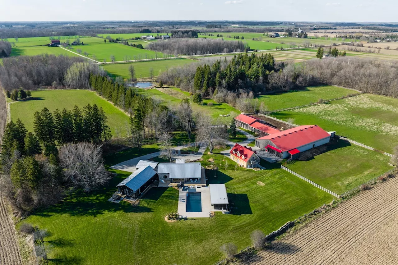 A 38-acre Elora home of play and pleasure