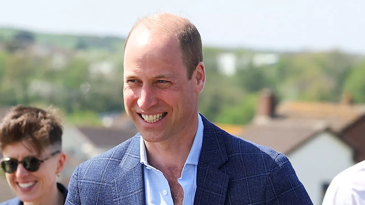 Prince William begins overnight trip to Cornwall