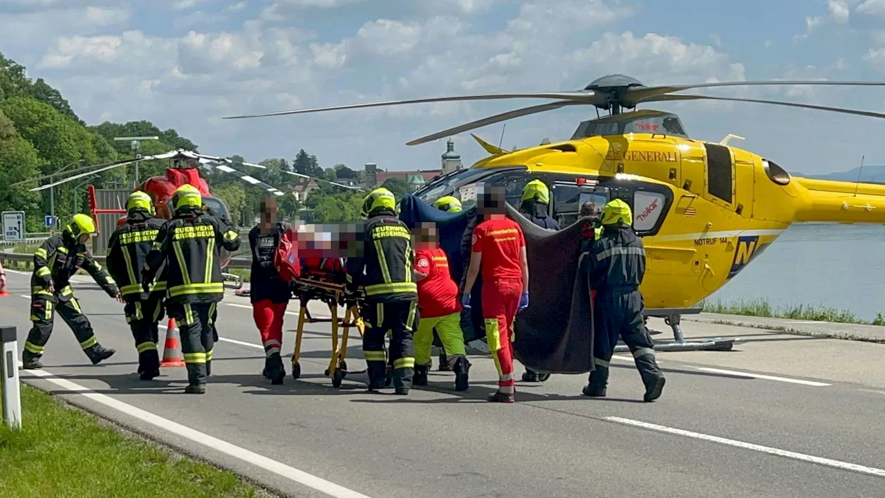 Schwerer Frontalcrash auf der B3 – sechs Verletzte