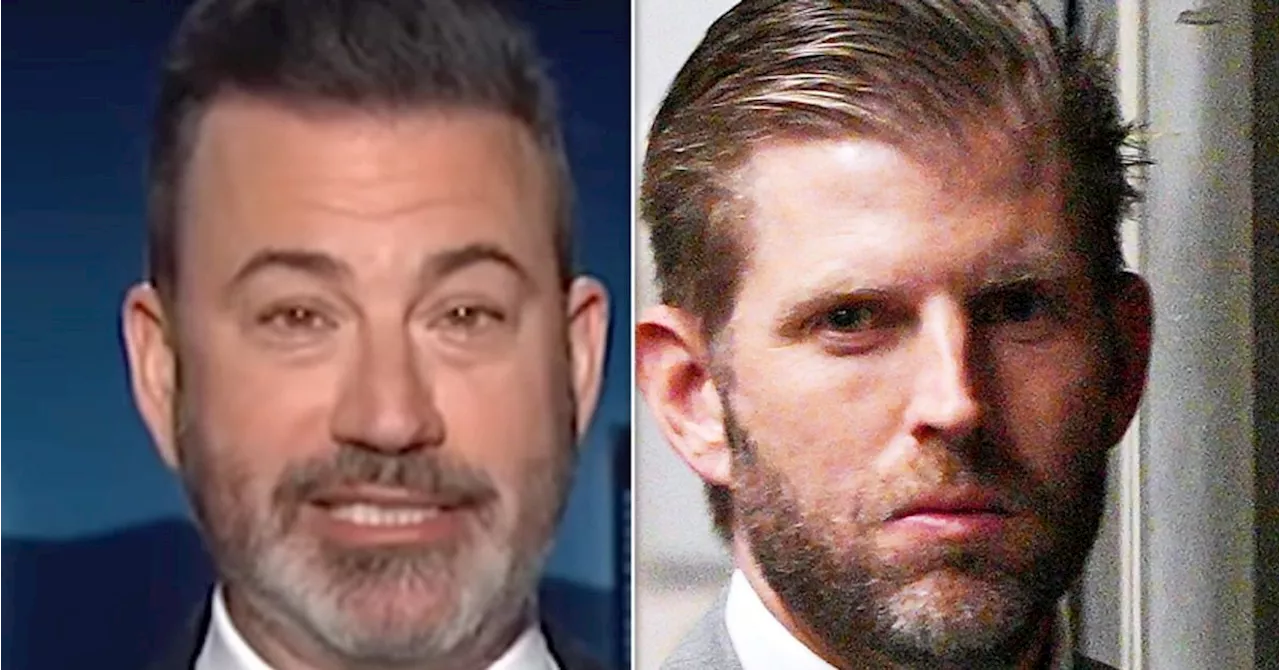 Jimmy Kimmel Brutally Shades Eric Trump In The Most Golden Way Possible