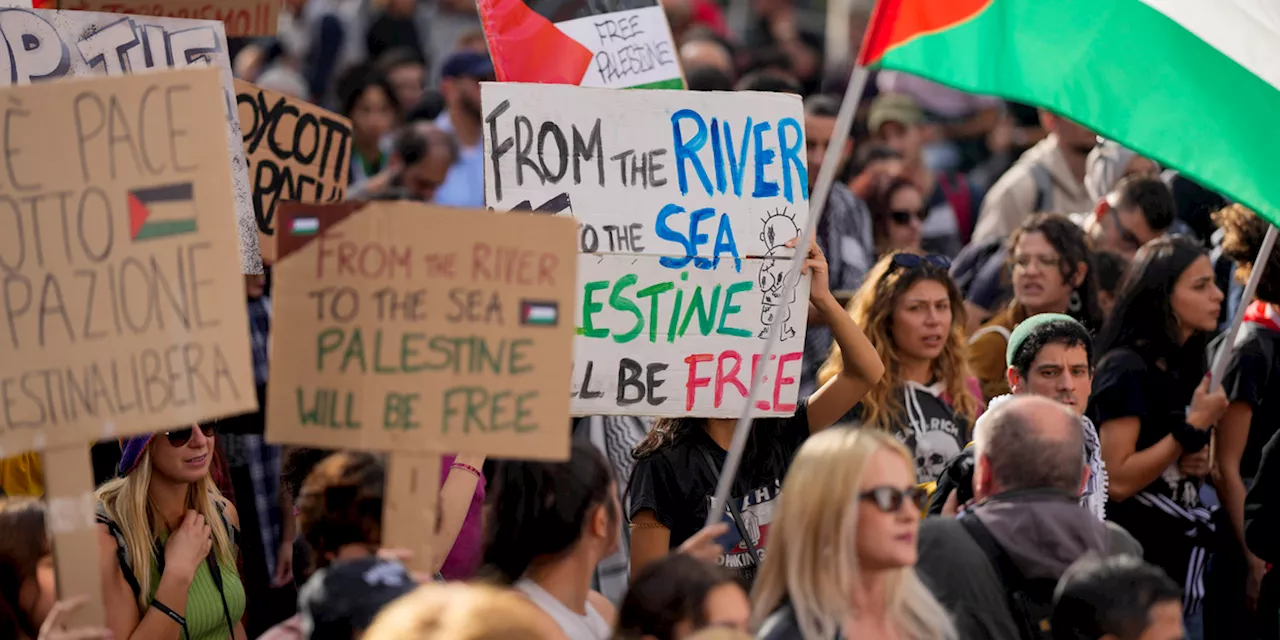 Il controverso slogan «dal fiume al mare, la Palestina sarà libera»