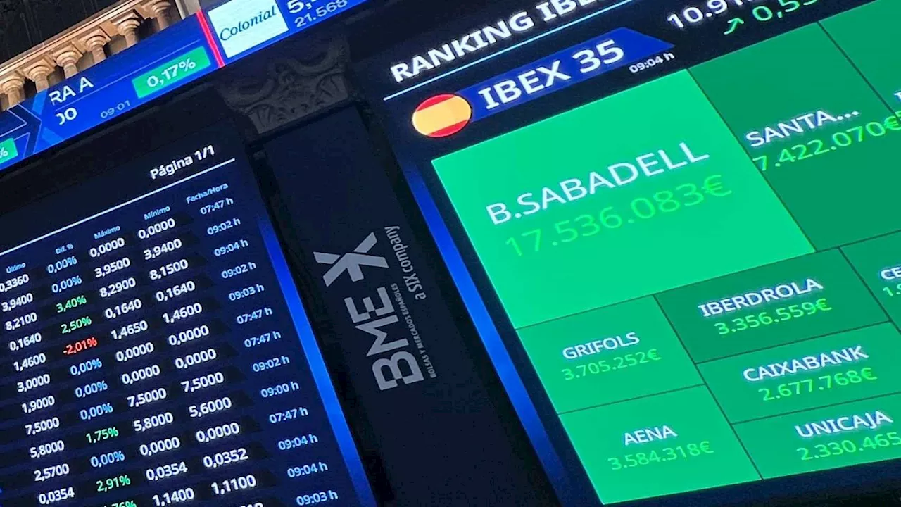 Sabadell sube un 6% en bolsa tras la opa hostil de BBVA, que cae un 5%