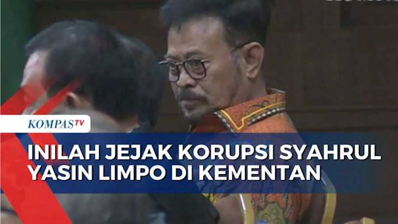 Fakta-Fakta Kasus Korupsi SYL di Kementan dari Uang Makan Hingga Sewa Jet Pribadi