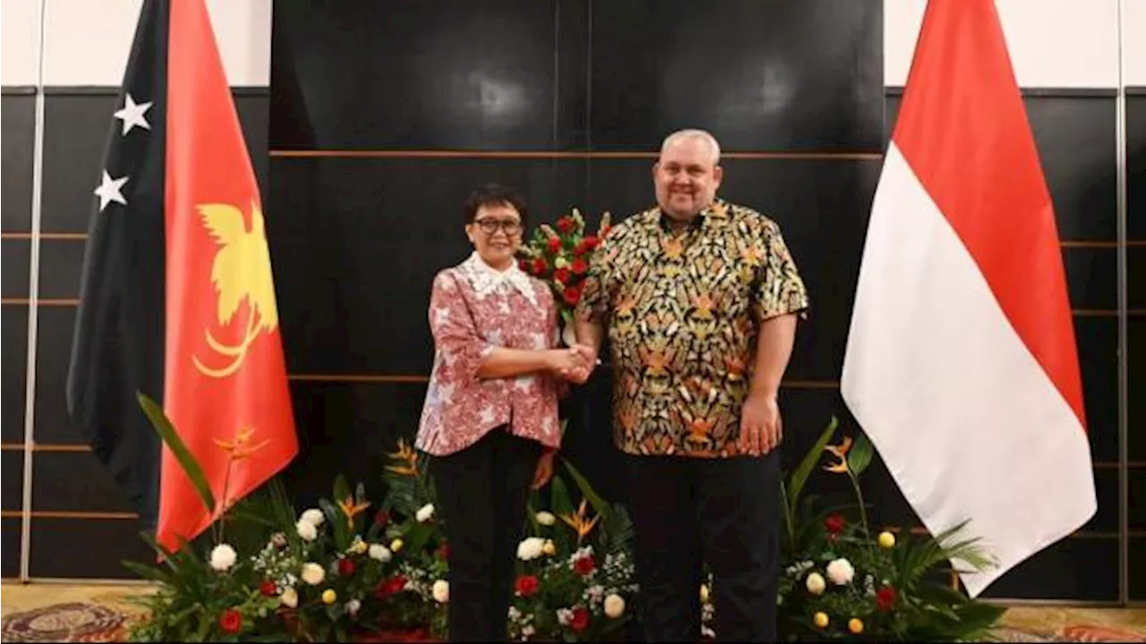 Retno Kunjungi Sekolah Proyek Bersama Indonesia-Papua Nugini: Masa Depan Kedua Negara Menjanjikan