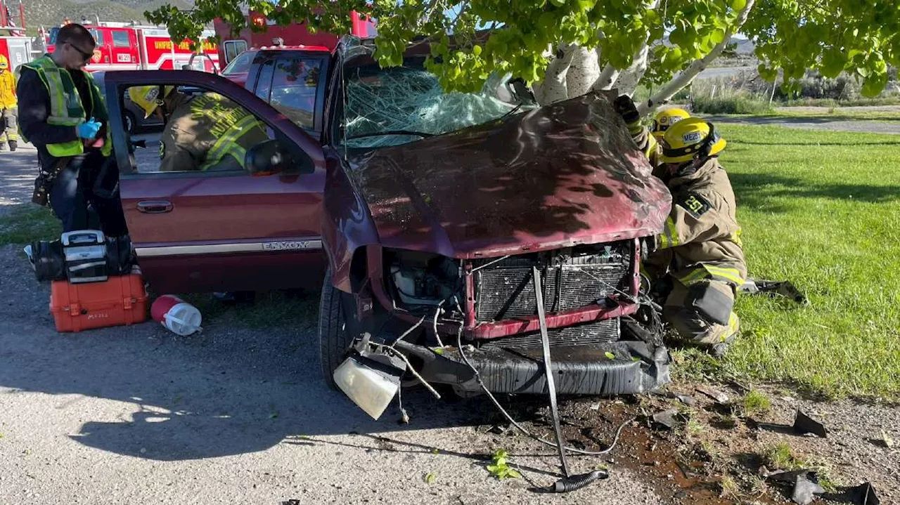 Provo man dies after crash involving semi in Cedar Fort on Wednesday