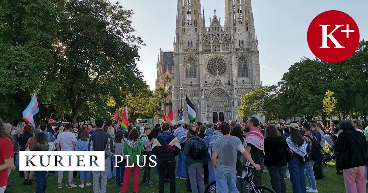 'Intifada'-Rufe bei Pro-Palästina-Demo im Votivpark