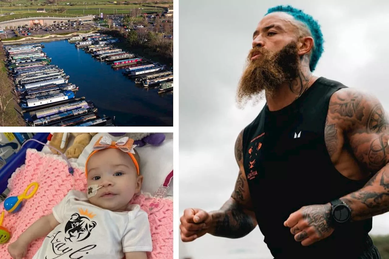 Ashley Cain comes to Preston as part of the world's first 'Ultraman Challenge', in honour of late daughter