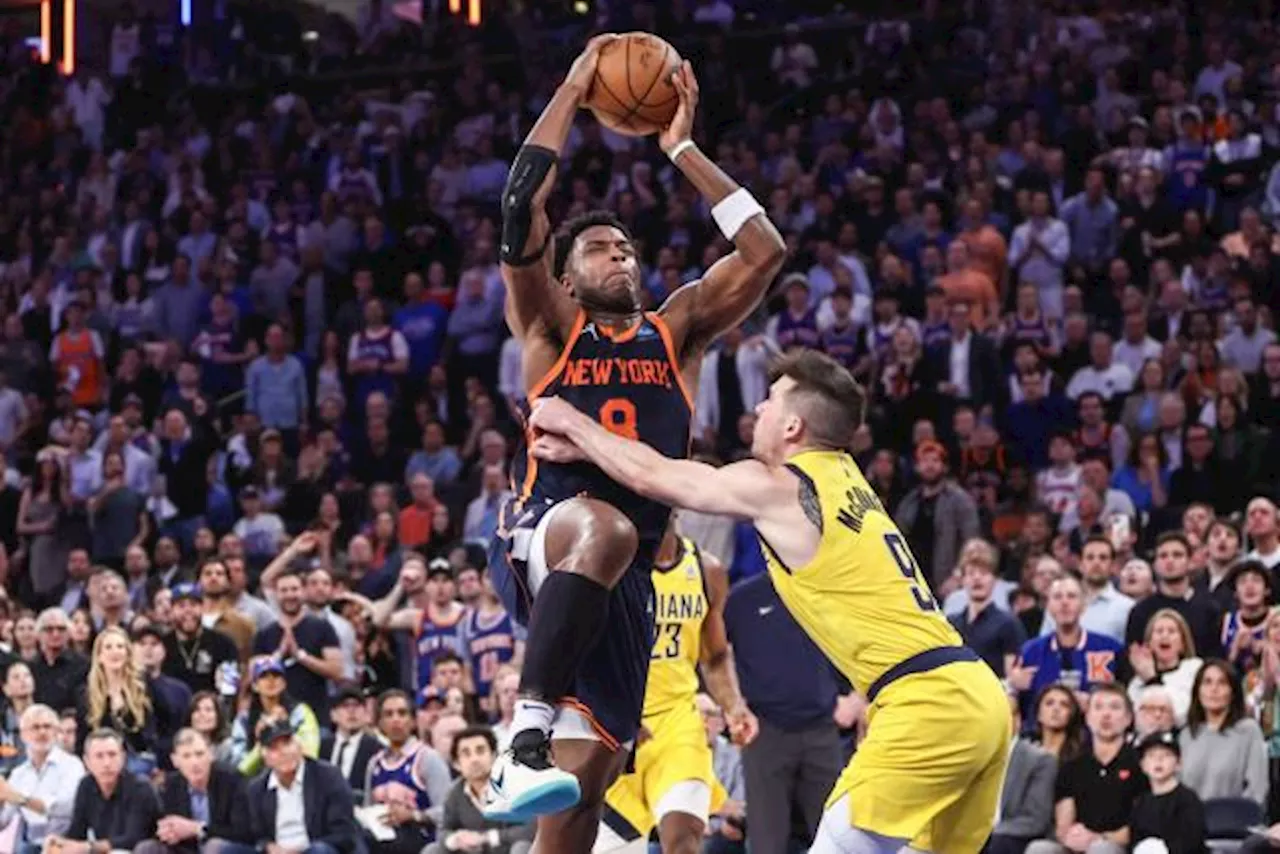 Play-offs NBA : les Knicks font le break face aux Pacers mais perdent Anunoby