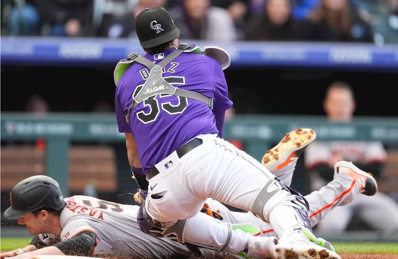 SF Giants’ 8-6 win puts them on cusp of sweeping Rockies to cap road trip