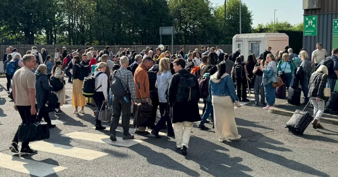 Gatwick airport evacuated after fire alarm activated