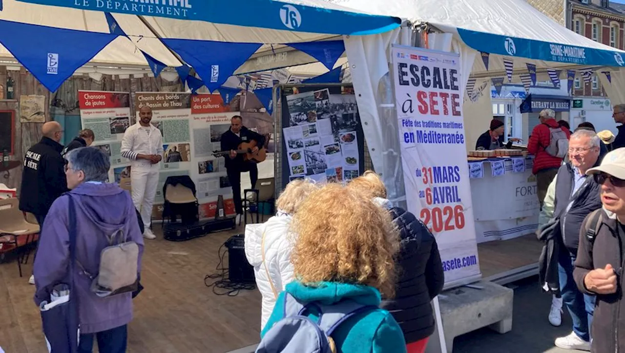 Escale à Sète fait briller la Méditerranée jusqu'en Normandie pour les fêtes maritimes de Fecamp